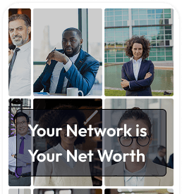 Professional network collage card
